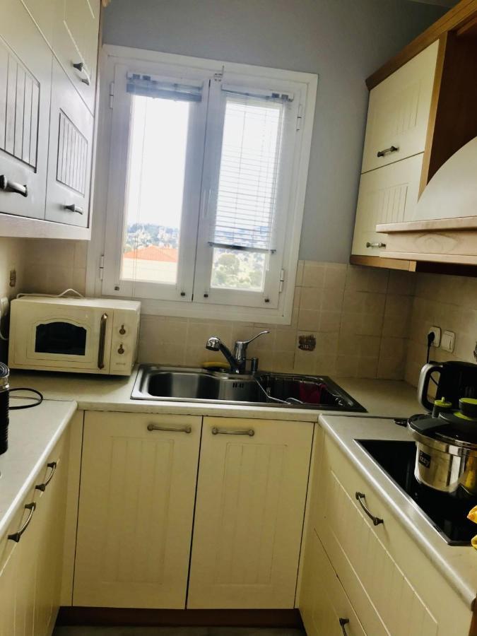 Beautiful Maisonette With A View To The Mountains And The Sea Agia Marina  外观 照片