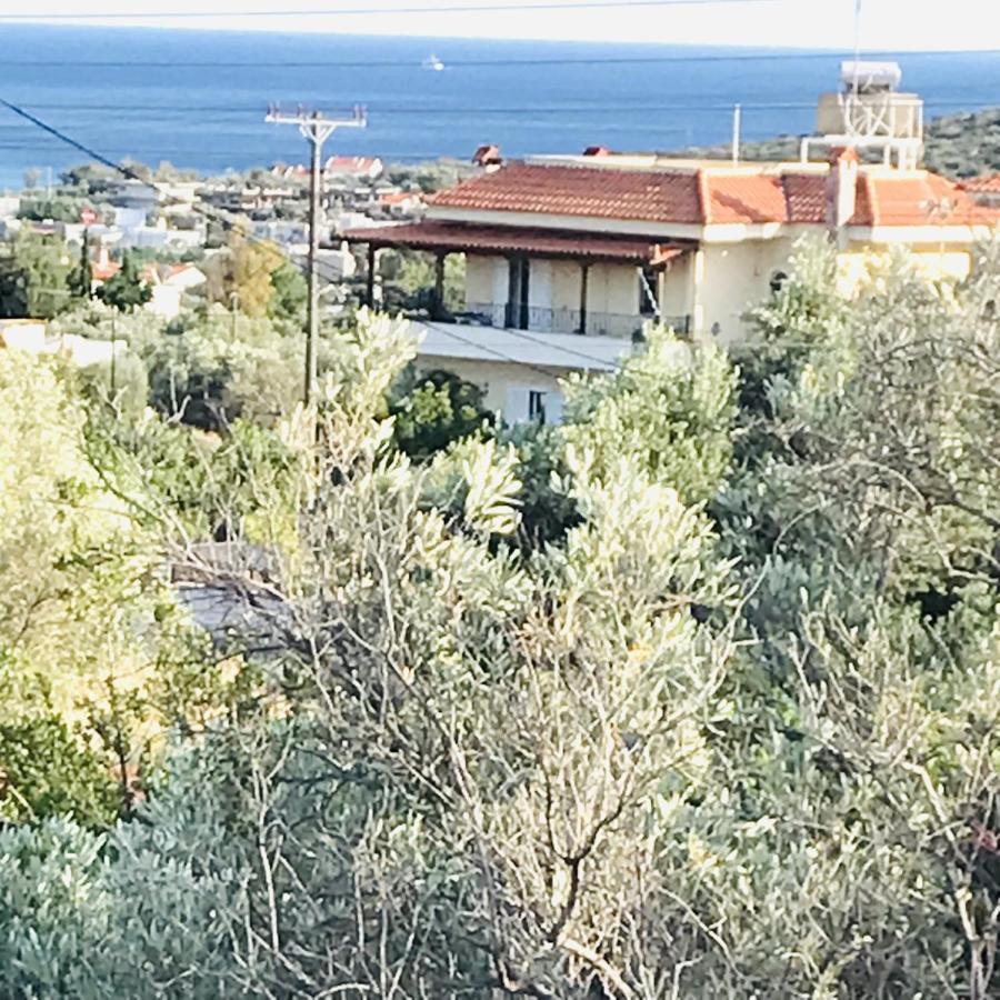 Beautiful Maisonette With A View To The Mountains And The Sea Agia Marina  外观 照片