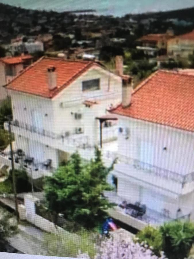 Beautiful Maisonette With A View To The Mountains And The Sea Agia Marina  外观 照片
