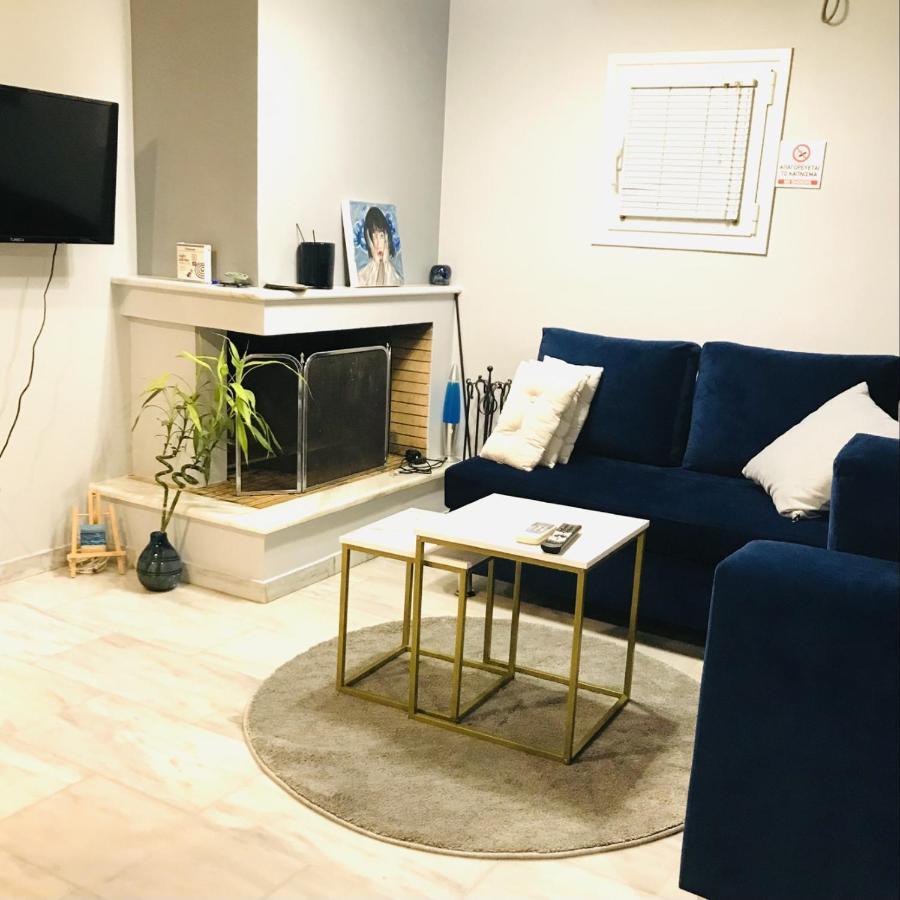 Beautiful Maisonette With A View To The Mountains And The Sea Agia Marina  外观 照片