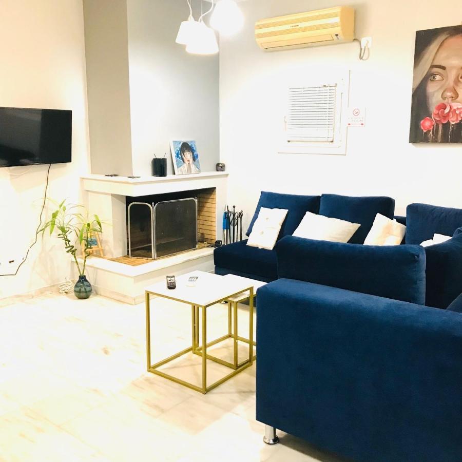Beautiful Maisonette With A View To The Mountains And The Sea Agia Marina  外观 照片