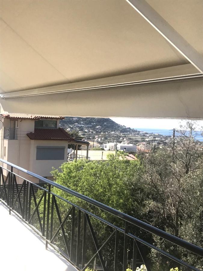 Beautiful Maisonette With A View To The Mountains And The Sea Agia Marina  外观 照片