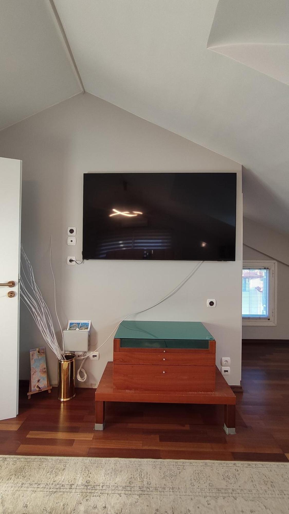 Beautiful Maisonette With A View To The Mountains And The Sea Agia Marina  外观 照片
