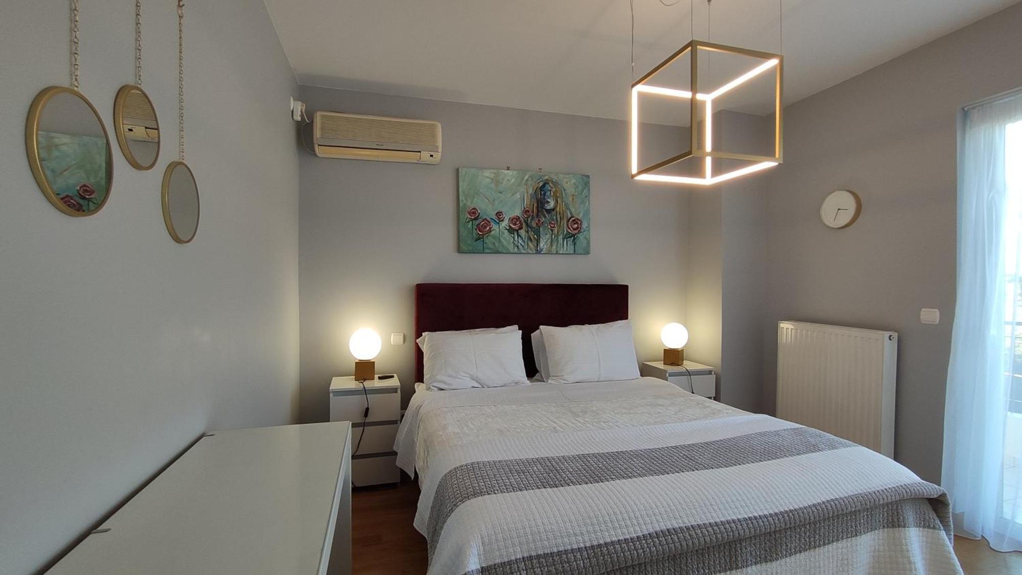 Beautiful Maisonette With A View To The Mountains And The Sea Agia Marina  外观 照片