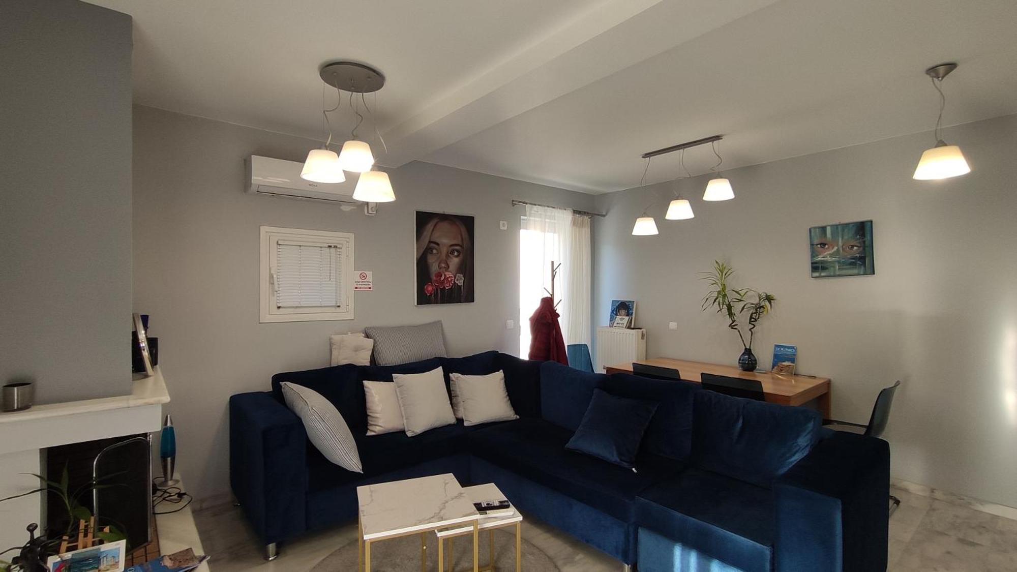 Beautiful Maisonette With A View To The Mountains And The Sea Agia Marina  外观 照片