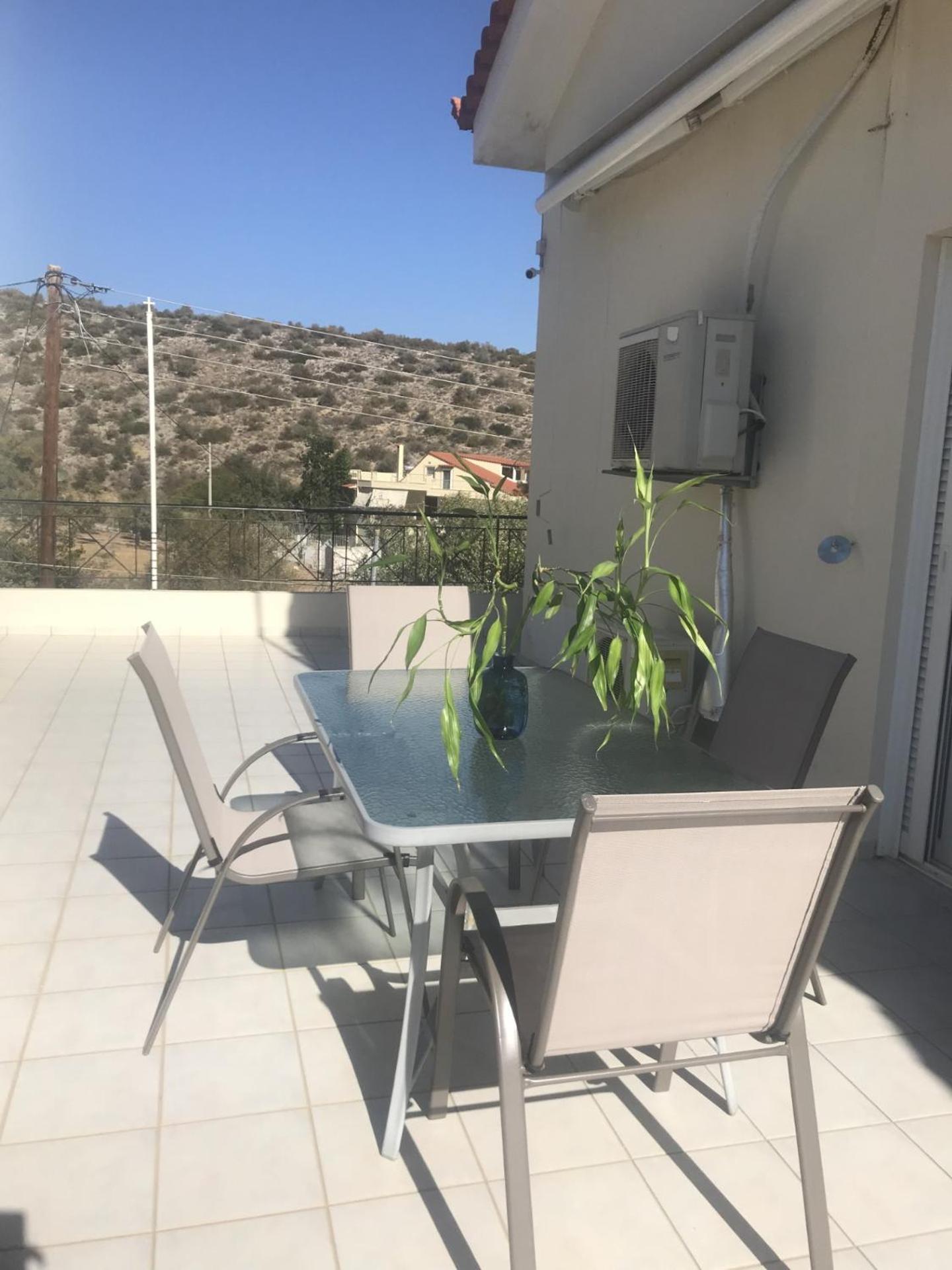 Beautiful Maisonette With A View To The Mountains And The Sea Agia Marina  外观 照片